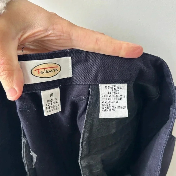 Vintage Talbots high waisted short navy blue - Picture 7 of 7